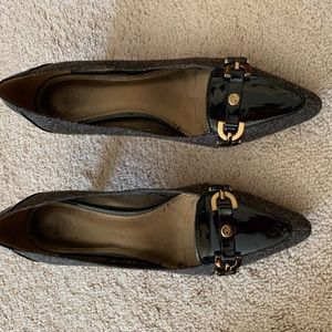 Circa two tone brown with black shoes